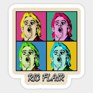 Ric Flair Pop Art Style Sticker